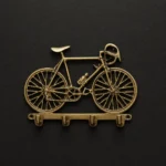 Vintage Brass Key Holder Bicycle Shaped